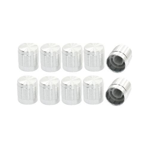 6mm Shaft Potentiometer Volume Control Cylinder Rotary Knob 10pcs