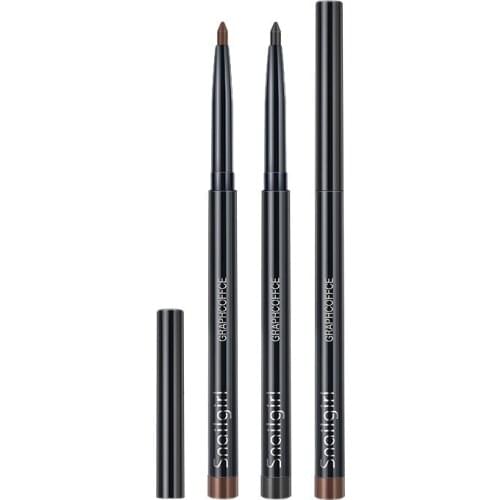 Double Ends Ultra-slim Eyebrow Pencil Waterproof Natural Long Lasting Eye Brow Tint Cosmetics Brown Color Brows Make Up