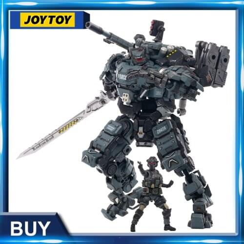 JOYTOY 1:25 Figure Robot FSTEEL BONE MECH Military Model Doll Mecha Christmas Present Gift Free Shipping