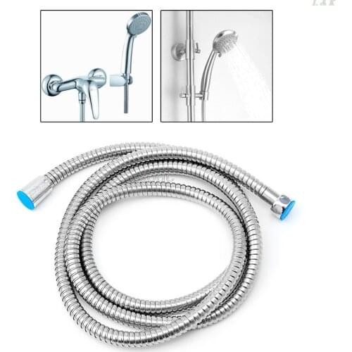 Flexible 2M Stainless Steel Shower Hose Bathroom Heater Water Head Pipe New M03 dropship