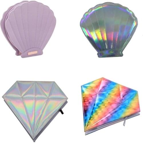 Cosmetic Bags Women Portable Makeup Brushes Storage Bag Handbag Simple Travel Beauty Case