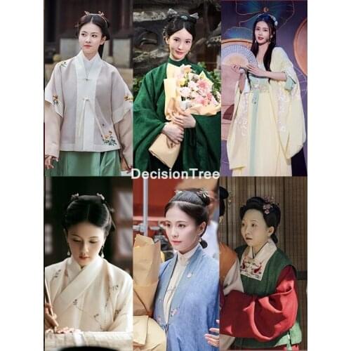 2021 tv play hanfu song of youth hanfu national costume ancient chinese cosplay costume ancient chinese women hanfu clothes