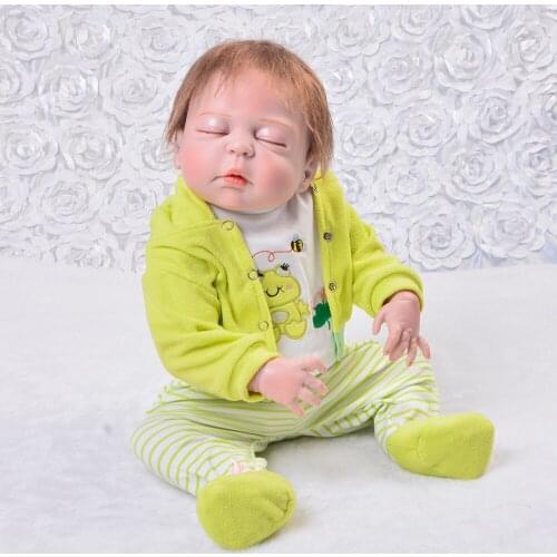 Bebe Doll Reborn boys full vinyl silicone reborn baby dolls toys for girls child gift 23"57cm red skin hair rooted newborn dolls