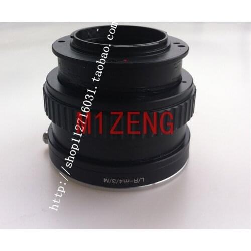 LR-M43 Macro Focusing Helicoid Adapter for leica lr r Lens to panasonic M43 em1 em5 em10 gh4 gh5 gf8 GF3 E-P1 EPL7 camera