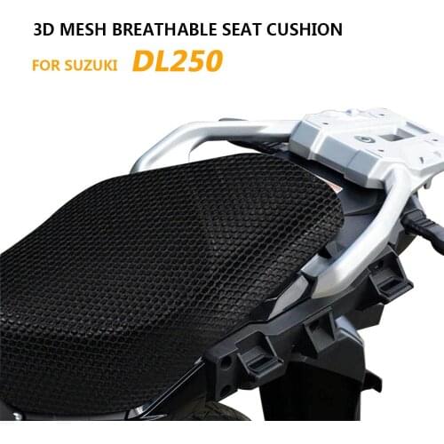 Motorcycle Accessories Protecting Cushion Seat Cover for SUZUKI DL250 dl250 DL 250 Nylon Fabric Saddle Seat Cover