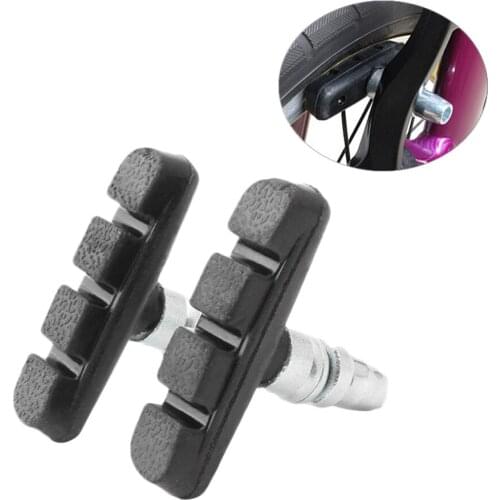 2Pcs Road Bike Brake Pads Bicycle Brake Blocks Set Bicycle Brake Pads Tools Silent Bicycle Brake Pads Road Bike Brake Accessory