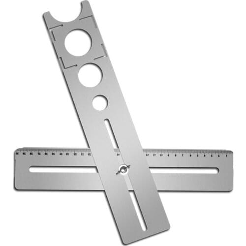 New adjustable Tile Locator to Wall Marking Position Ruler ceramic hole cutter tile drill Marble Opener construction tool