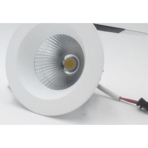 Wholesalep price High quality Dimmable 12W Warm White/ Natural White/Cold White Recessed COB Led Ceiling down light CE/ROHS