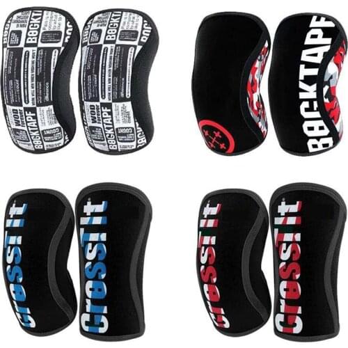 Knee Sleeves 7mm High Performance Knee Support for Weight Lifting Cross Training Powerlifting Best Knee Wraps Straps Compression