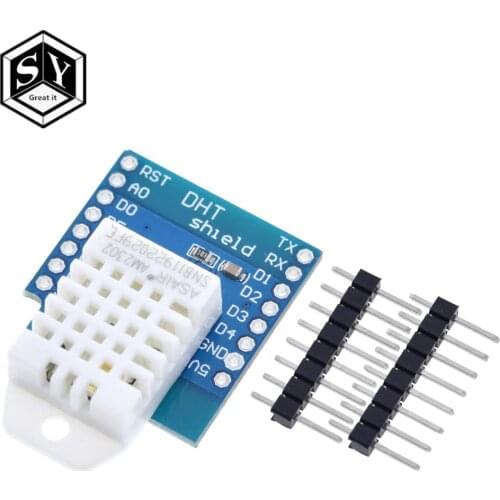 Great IT DHT Pro Shield for D1 mini DHT22 Single-bus digital temperature and humidity sensor module sensor