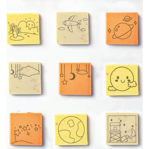 Handmade soap stamp Chapter seal mold mini diy natural patterns4 -5cm