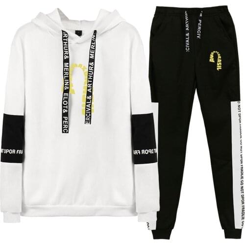 Ava Max Men Women Warm Sweatshirt and Trousers Suit Hoodie Pants Set Long Sleeve Sportwear Tracksuit Set Autumn Winter Suits