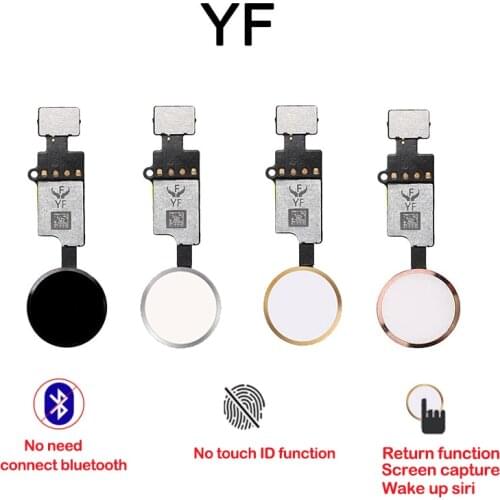 10PCS Universal Home Button Main Key Flex Cable Replacement Menu Keypad Return Function for iPhone 7 7 Plus 8 8 Plus