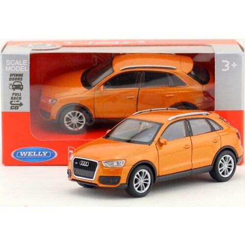 Welly 1:36 Diecast Q3 SUV Sport Car Alloy Metal Model Car Pull Back Vehicle