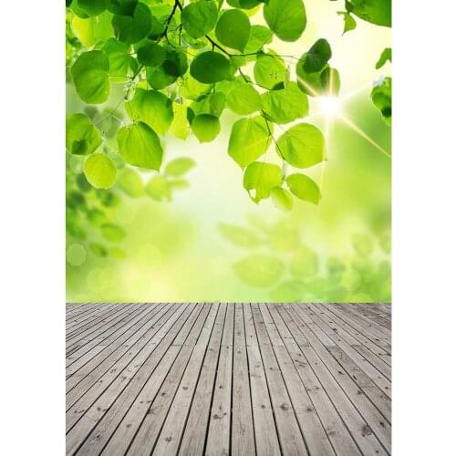 Green Leaves Sunlight Vinyl Background Scenic Computer Printed Photography Backdrops For Wedding Photocall Photo for Camera