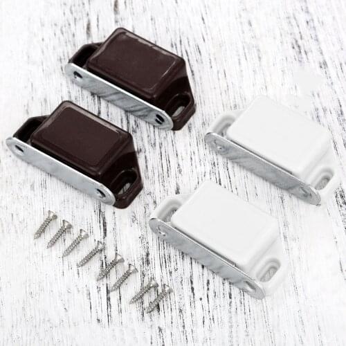 2pcs 53*12mm Magnetic Cabinet Latch Catches Furniture Hardware Kitchen Cupboard Wardrobe Magnetic Cabinet Latch Catches