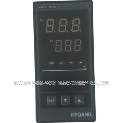 2 pcs XMTE-9000 back side XMTE-9081 K type digital temperature controller connect the solid state relay