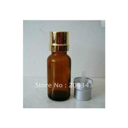 30ml brown/green/blue essential oil bottle with electric aluminum cap+plastic stopper ,glass bottles
