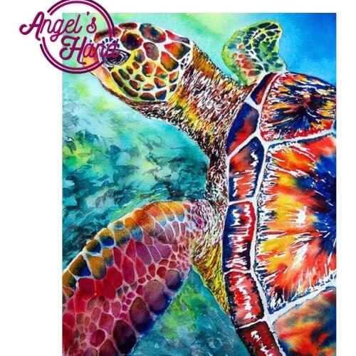 Sea turtles dolphins 5d diy diamond painting cross stitch full square rhinestone diamond embroidery mosaic crystal ocean animal