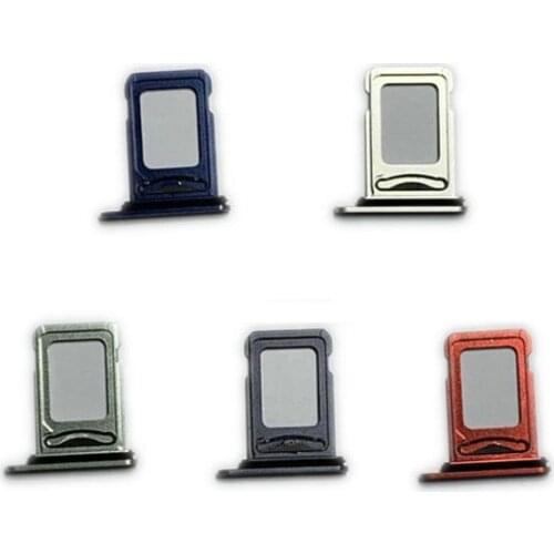 For Apple iPhone 12 Silver/Black/Blue/Red/Green Color Dual SIM Card Tray Holder