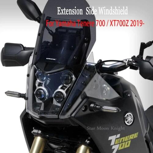 For Yamaha Tenere 700 TENERE700 XTZ XT700Z T700 T7 Motorcycle Windshield Wind Side Deflector Handshield Front wind deflector