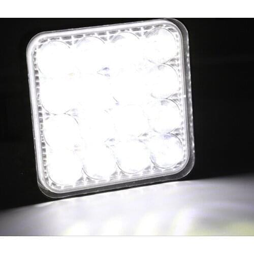 1 pieces 48w DRL LED Work Light 10-30V 12v for Off Road Truck Bus Boat Fog Light Car Light Assembly ATV Daytime Running Light