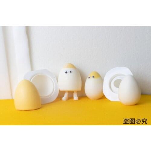 Cute Egg Silicoen Mold Simulation Egg shape DIY Candle mold for Candle making DIY soap Mold Aromatherapy plaster mold