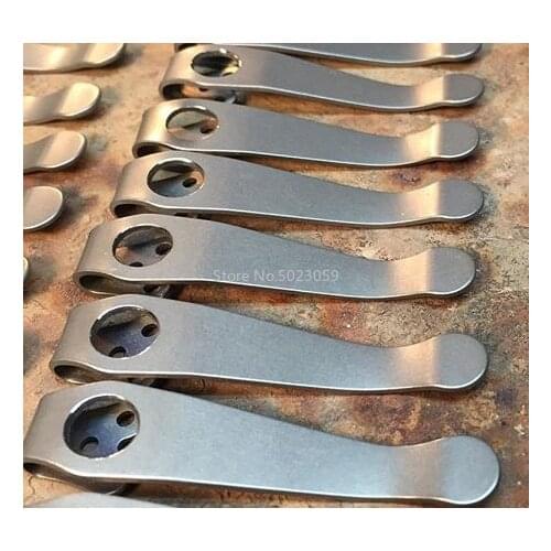 Back Clip Spider C81 C10 Titanium Alloy Pocket Knife Clip Para 2 EDC Pocket Equipment Tool