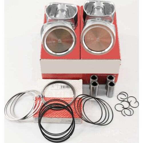 NEW 4Pcs 76.5mm Piston & Piston Ring Kit 03C 198 151 036 107 065 DH For VW Jetta 11-16 EA111 1.6L 16V Petrol Engine