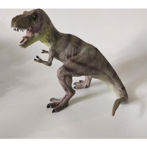 L size realistic Jurassic Park dinosaur Tyrannosaurus Rex Spinosaurus Saichania Kentrosaurus TPR soft model figure toy for kids