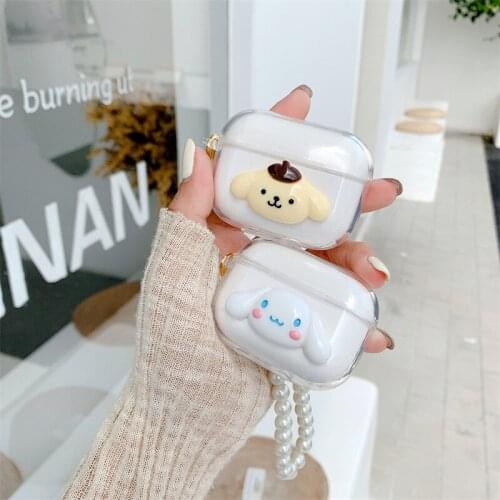 Cute Cartoon Little Devil Earphone Case for AirPods Pro Soft Silicone Dog Lightweight Protector Cover for AirPods Pro Cases