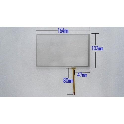 New 7.1-inch touch screen navigation screen 165*104 164*103 for AT070TN83/A070VW05 touch panel