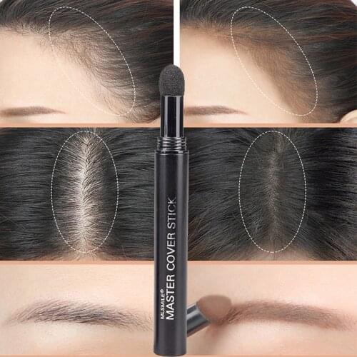 Hair Shadow Powder Edge Control 3 Colors Hair Line Powder With Puff Makeup Hair Concealer Cover Brown Hair Edge Cover Stick