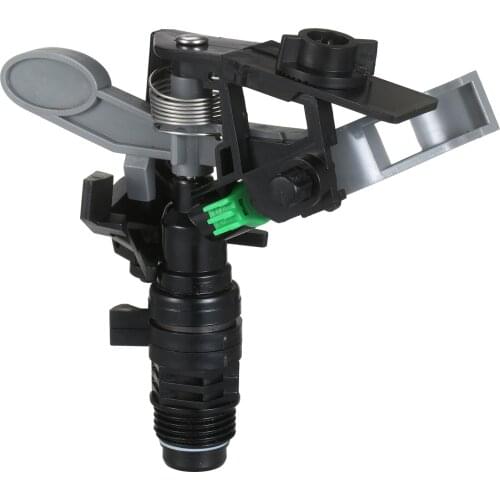 10pcs 1/2 Inch Angle Adjustable Impact Sprinkler Controllable Angle Automatic Irrigation Garden Sprinkler Rotating Nozzle