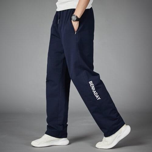 2020 Plus Size Jogging Pants Sport Sweatpants Running Pants GYM Men Joggers Trackpants Loose Fit Pants Bodybuilding Trousers