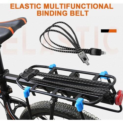 Adjustable 4PCS Bicycle Lashing Strap Bicycle Tie Down Strap Luggage Rack Strap Elastic Luggage Straps Motorcycle Luggage Straps