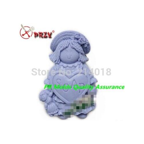 Sleep baby modelling silicon soap mold fondant Cake decoration mold High-quality Handmade soap mold NO.:SO419