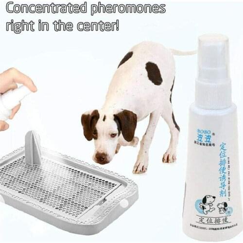 60ML Pet Dog Spray Inducer Dog Toilet Training Puppy Positioning Defecation Pet Potty Training Spray Effective Positioning Defec