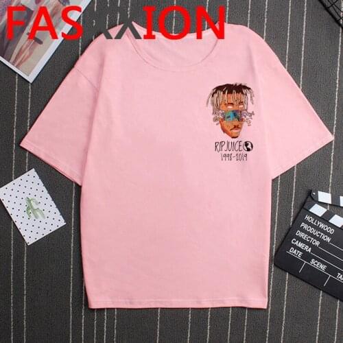 R.I.P Juice Wrld Singer T Shirt Women/men Hip Hop T-shirt Unisex Rip Rapper Cartoon Graphic Tees Harajuku Streetwear Female/male