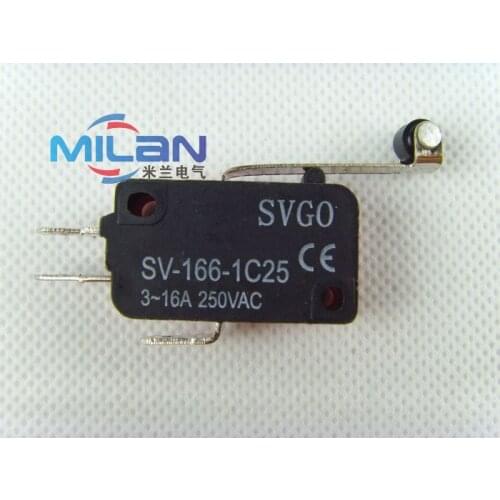 1PCS SVGO SV-166-1C25 Hight Quality Limited Switch Micro Switch silver contacts high accurate