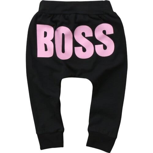 2018 Casual Baby Boy Girl Harem Sport Pants Kids Sweat Jogger Elastic Bottom Trouser Clothes Size 2-5T