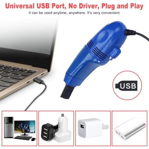 4 Color Aptop Cleaner Mini Computer Vacuum USB Keyboard Brush Cleaner Laptop Brush Dust Cleaning Kit Household Cleaning Tool