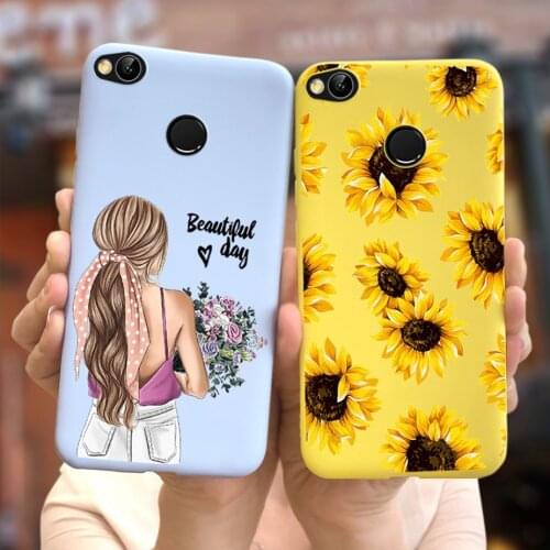 Cute Sunflower Case For Xiaomi Redmi 4X Case Soft Silicone Back Cover Ultra Slim Fundas For Xiaomi Redmi 4 X 4X Phone Cases Bags