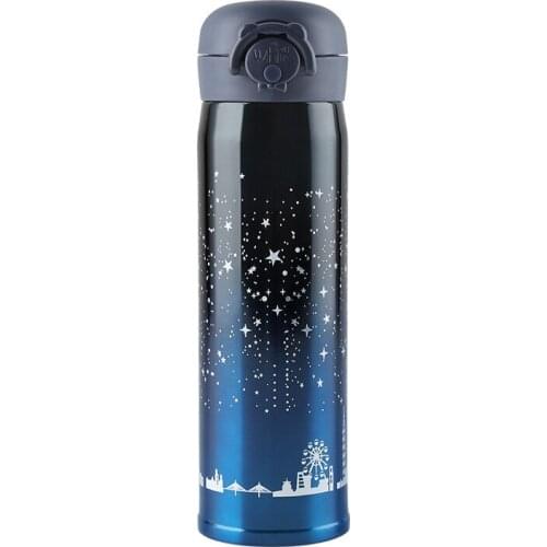 500ml Travel Portable Coffee Mug Double Wall Stainless Steel Vacuum Flasks Car Thermo Tumbler Cups Tea Water Bottle termos termo