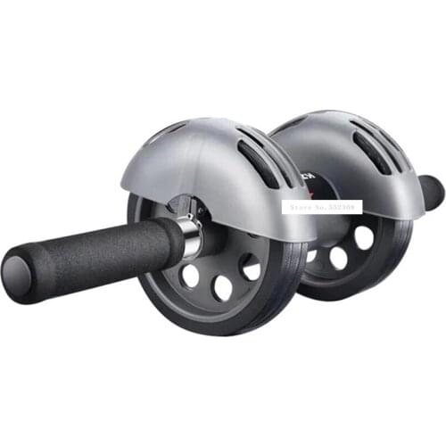 ZX-E08 Automatic Rebound And Brake Double Wheel Ab Roller Coaster Power Roller Abdominal Muscle Wheel Indoor Fitness Equipment