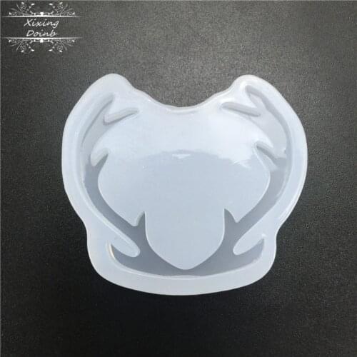 DIY cake decoration tool antler shape silica gel mold crystal drop glue making tool handcraft resin mold