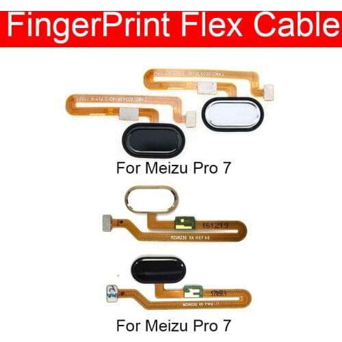 Fingerprint Sensor Flex Cable For Meizu Pro 7 Plus Home Menu Button Touch ID Fingerprint Sensor Flex Cable Replacement Parts