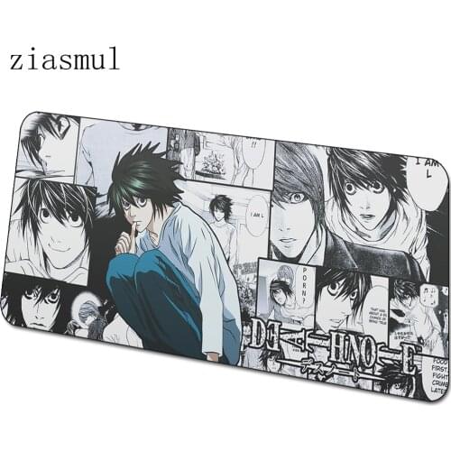 Death Note mats 900x400x4mm Kira gaming mouse pad big keyboard mousepad anime notebook gamer accessories padmouse mat