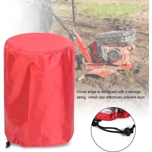Garden Furniture Engine Cover Outdoor Dustproof Waterproof Sunscreen Gasoline Engine Micro Tiller Fuel Tanks Shield Cover Red