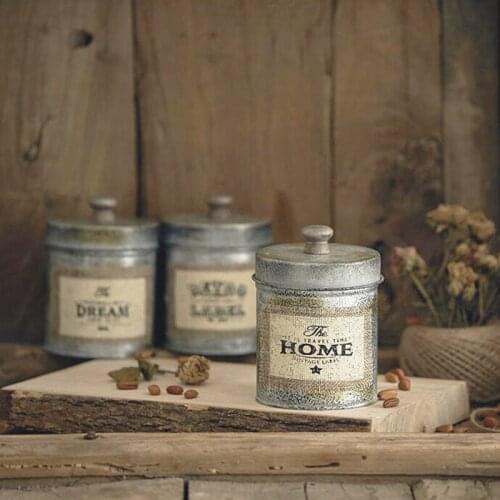 1000ML Dry Cereal Nuts Jars Keep Fresh Snack Metal Sealed Cans Kitchen Food Storage Container Sealed Box Storage Tank